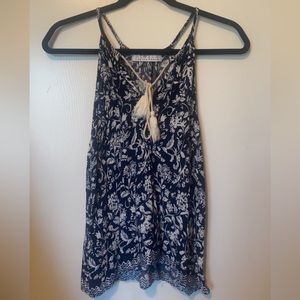 Paisley print Spaghetti Strap